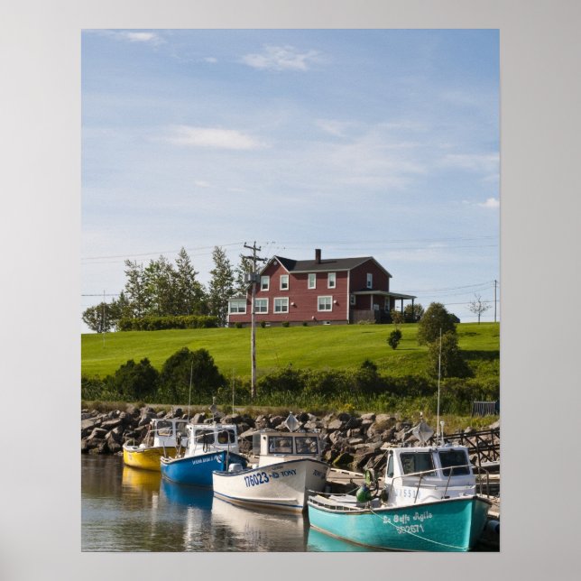 Poster Petit village de pêcheurs près de Grande-Rivière, (Devant)