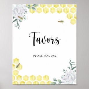 Poster petite abeille en route \ Favors