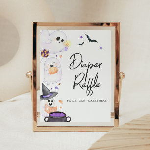 Poster Petite barrette violette Halloween Raffle de couch