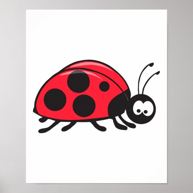 Poster petite coccinelle (Devant)