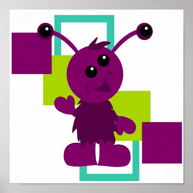 Poster Petite créature Alien Monster (Devant)