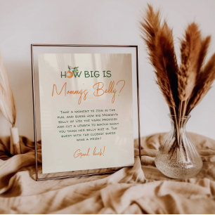 Poster Petite Cutie Citrus Quelle est la taille du ventre