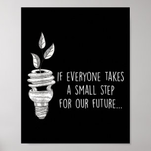 Poster Petite Étape Pour Notre Future Protection Éco De l