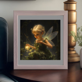 Poster Petite fée avec luciole