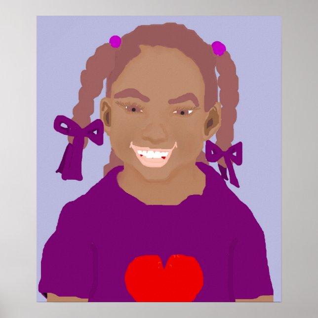 Poster Petite fille (Devant)