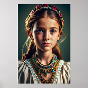 Poster Petite fille tzigane