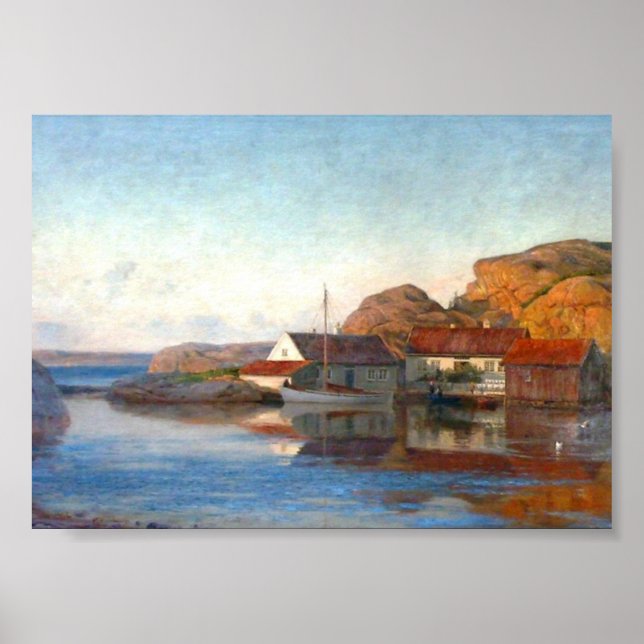 Poster Petite inlet norvégienne (Devant)