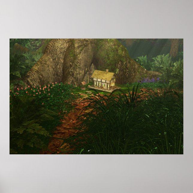 Poster Petite maison dans le Big Woods Imprimer (Devant)