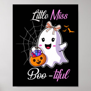 Poster Petite Miss Boo tiful Drôle Mignonne Costume Hallo
