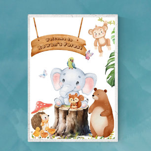 Poster Petite pouponnière personnalisée Mur Art avec anim