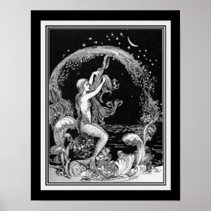 Poster "Petite Sirène" vers 1920 -Ida Rentoul Outhwaite