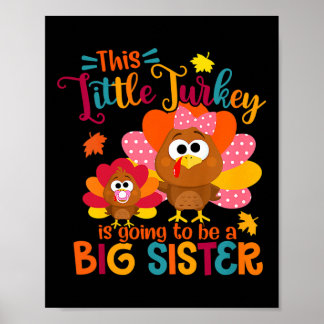 Poster Petite Turquie Grosse Soeur Mignonne Automne Thank
