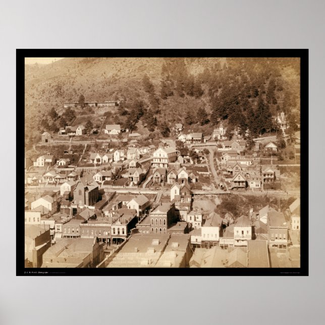 Poster Petite ville de Deadwood SD 1887 (Devant)