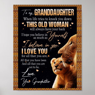 Poster Petites-filles amantes   Lettre à ma petite-fille