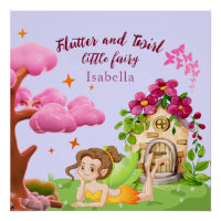 Petites Filles Petit Papillon de champignon de Fai