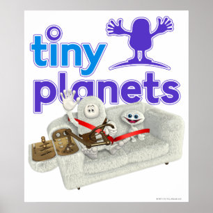 Poster Petites Planètes Sofa Safari
