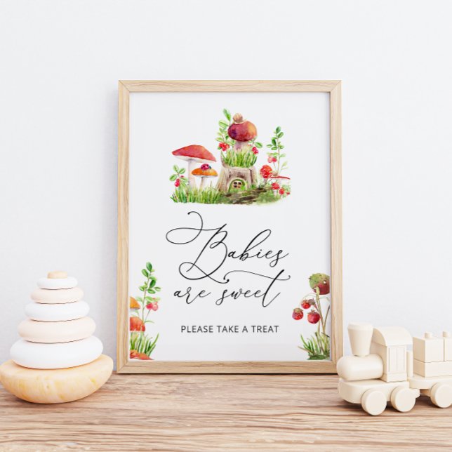 Poster Petits champignons sauvages Les bébés sont de l'af (Créateur téléchargé)