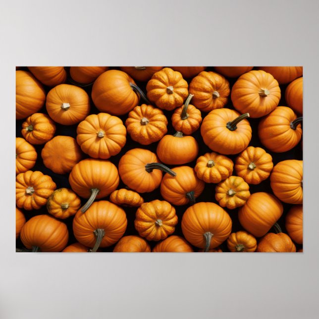 Poster Petits citrouilles pour Halloween (Devant)
