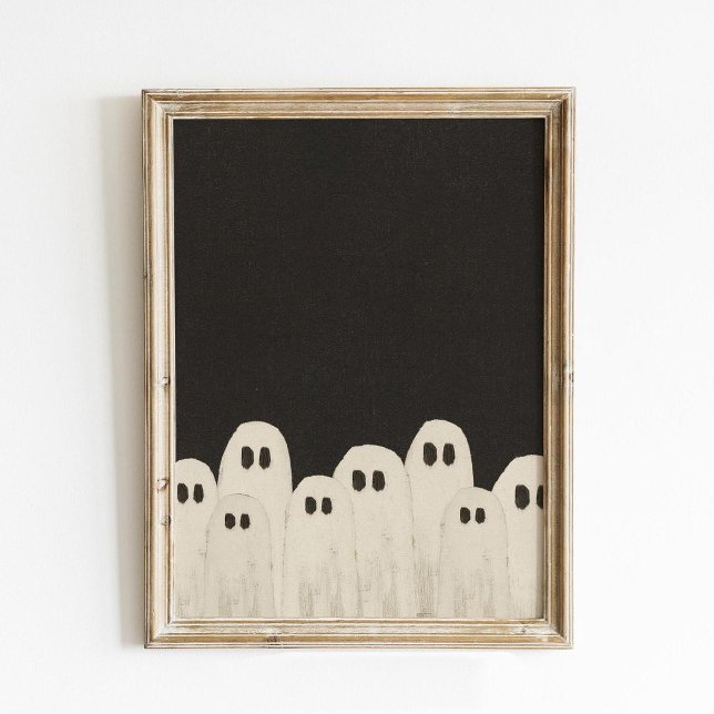 Poster Petits Fantômes Mignons (Créateur téléchargé)