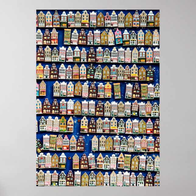 Poster Petits souvenirs et cadeaux hollandais - chaussure (Devant)