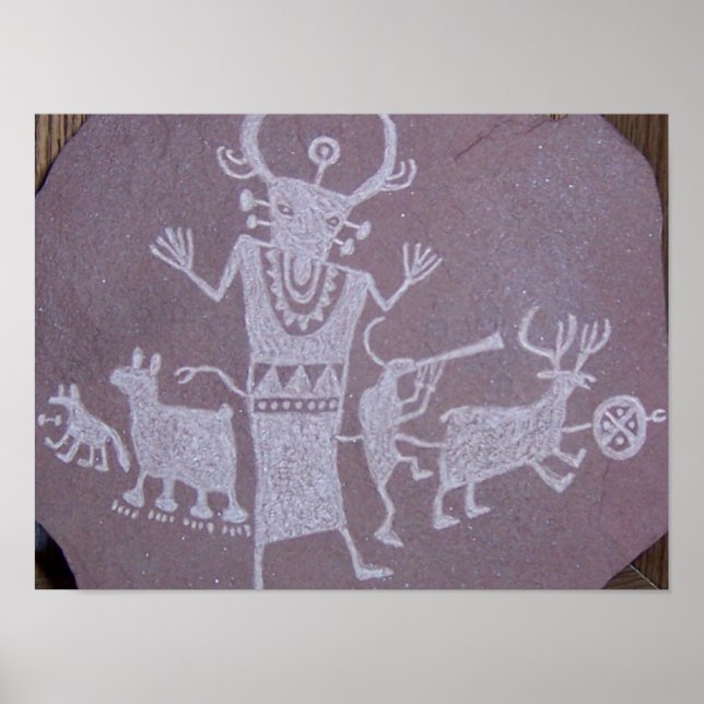 Poster Petroglyphe (Devant)