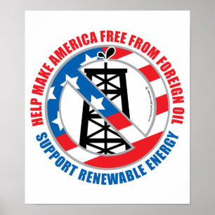 Poster Pétrole étranger