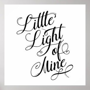Poster Peu De Lumière Sur La Typographie Minière