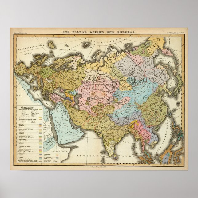 Poster Peuple d'Asie et d'Europe (Devant)