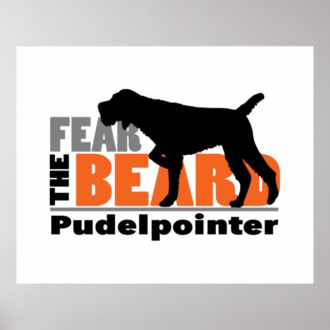 Poster Peur de la barbe - Pudelpointer (Devant)
