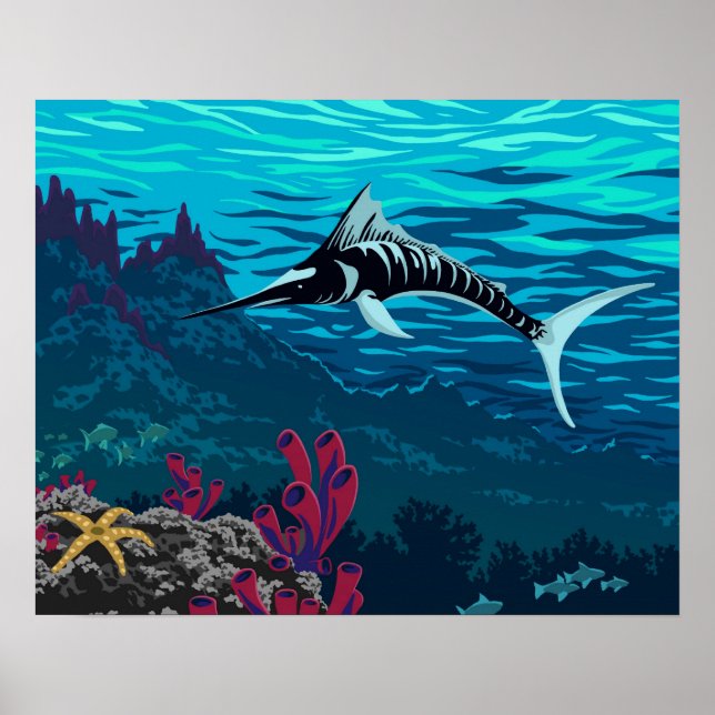 Poster Pez espada (Devant)