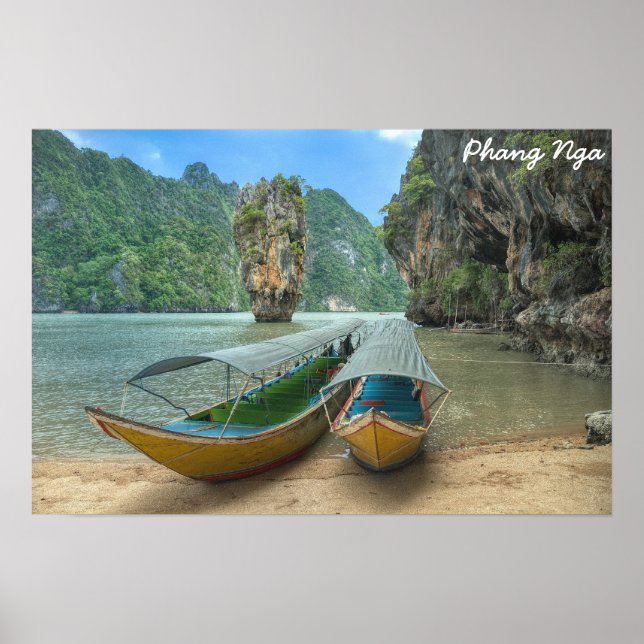 Poster Phang Nga, Thaïlande (Devant)