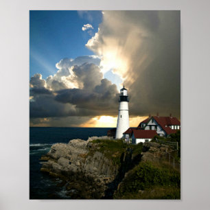 Poster Phare à Sundown