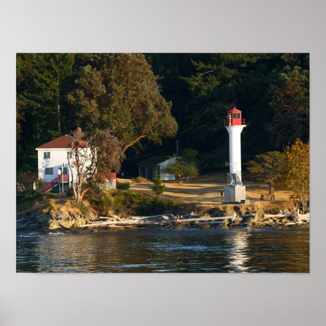 Poster Phare d'Active Pass - Mayne Island (Devant)