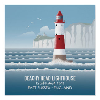 Poster Phare de Beachy Head