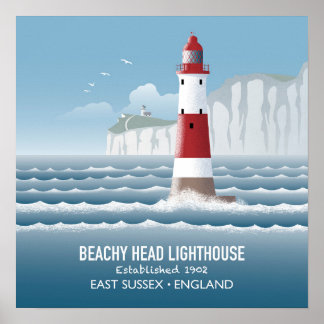 Poster Phare de Beachy Head