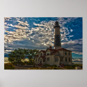 Poster Phare de Big Sable Point, Michigan