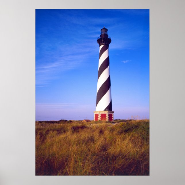 Poster Phare de Cape Hatteras, Caroline du Nord (Devant)