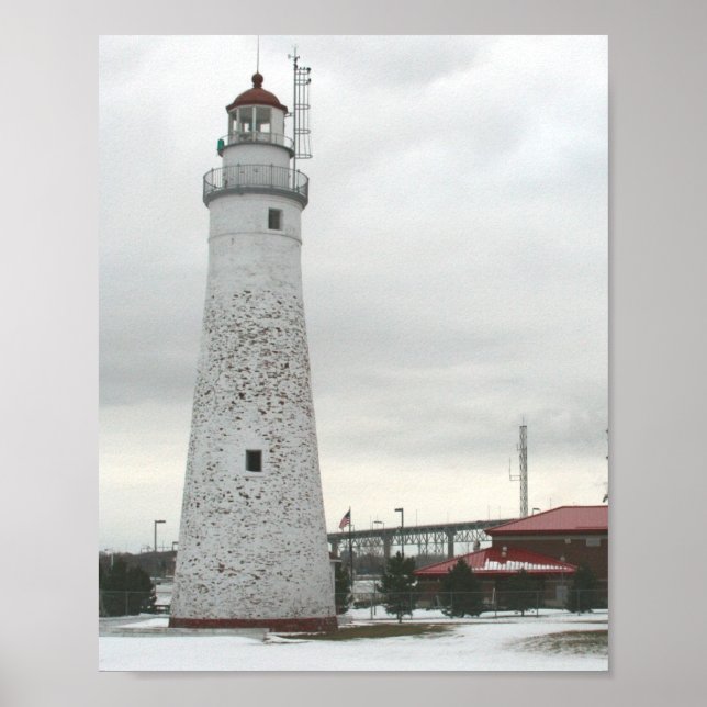 Poster Phare de Fort Gratiot (Devant)