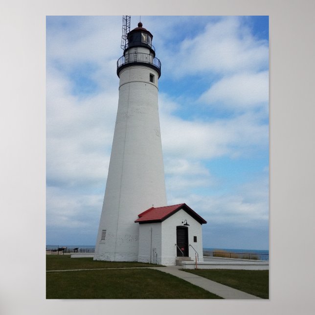 Poster Phare de Fort Gratiot Photo sur un (Devant)