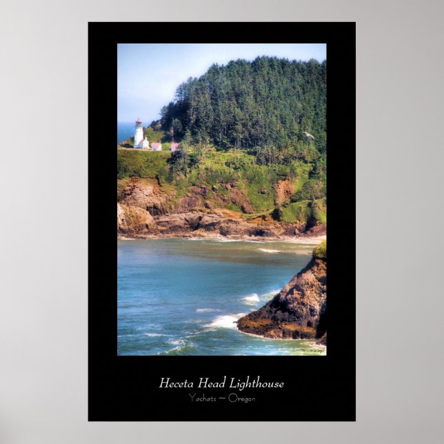 Poster Phare de Heceta Head (Devant)