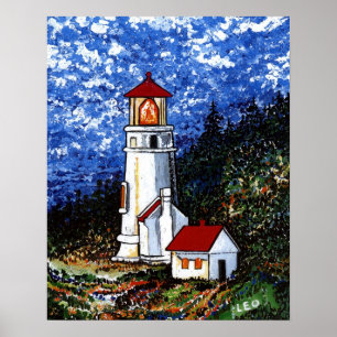 Poster Phare de Heceta Head
