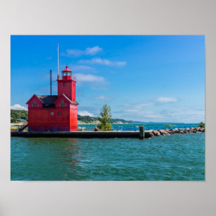 Poster Phare de Holland Harbour