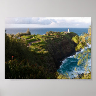 Poster Phare de Kilauea, Kauai, Hawaii