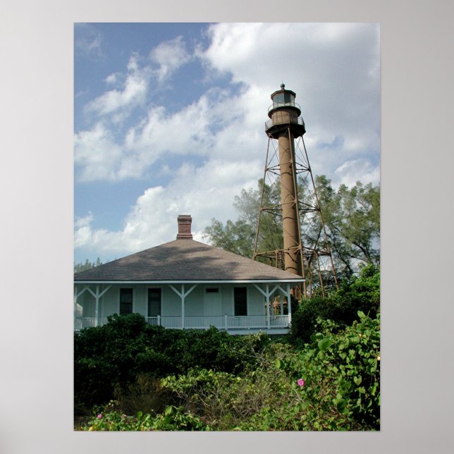 Poster Phare de l'île de Sanibel (Devant)