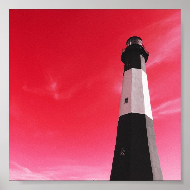 Poster phare de l'île de Tybee (Devant)