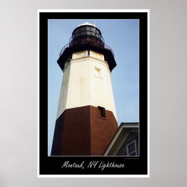 Poster Phare de Montauk NY (Devant)