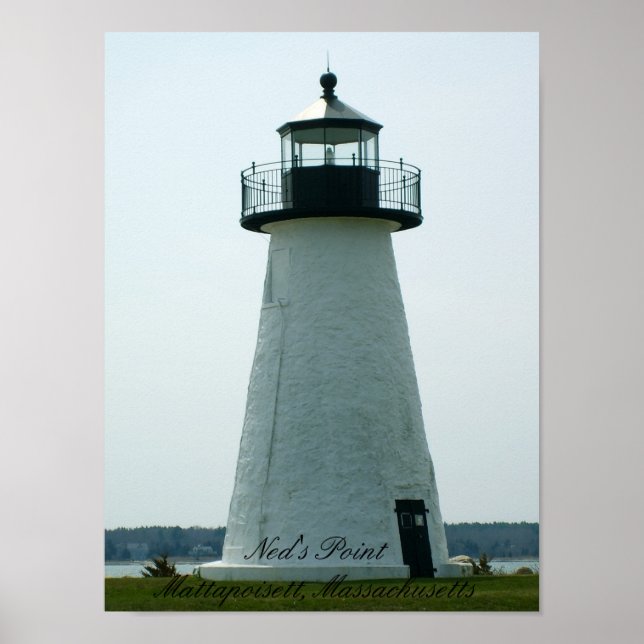 Poster Phare de Ned's Point, Massachusetts Imprimer (Devant)
