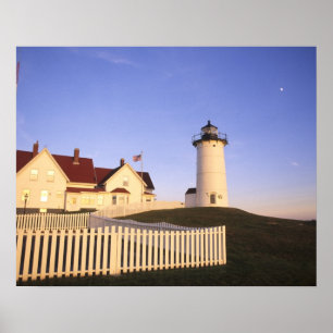 Poster Phare de Nobska, Woods Hole, Massachusetts