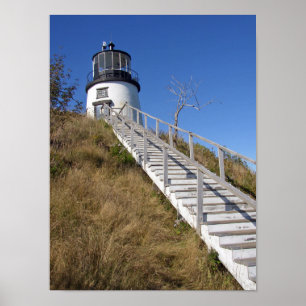Poster Phare de Owl's Head, Maine