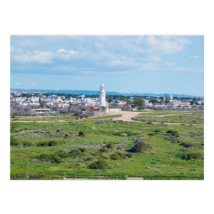 Poster Phare de Paphos, Chypre
